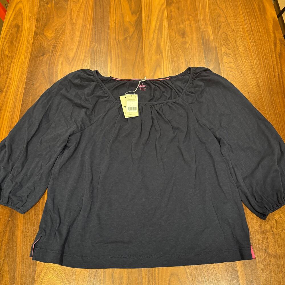 NWT Size XL Boden Blouson Navy Shirt